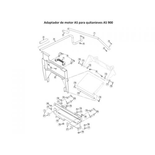 AS 900 ADAPTADOR PALA NIEVE | G06637011