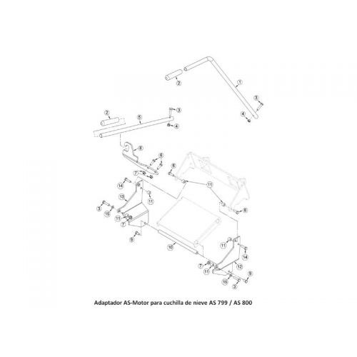 AS 799 / 800 ADAPTADOR PALA NIEVE | G06837017
