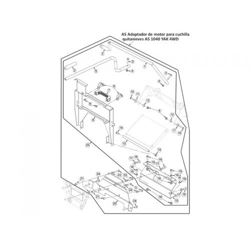 AS 1040 CADENAS DE NIEVE TRASERAS | G90499002